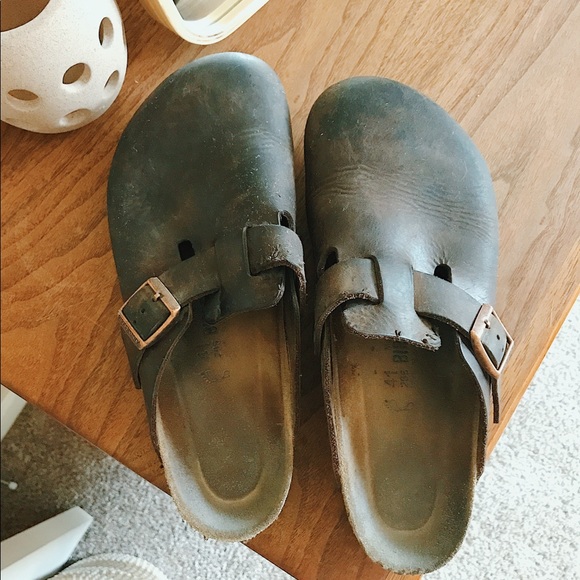 BOSTON OILED LEATHER HABANA CLOGS - Picture 4 of 4